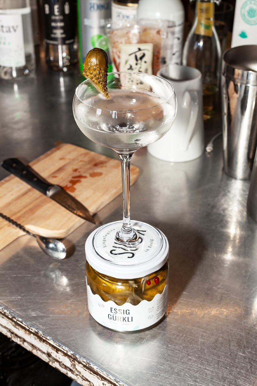Pickle Juice Martini