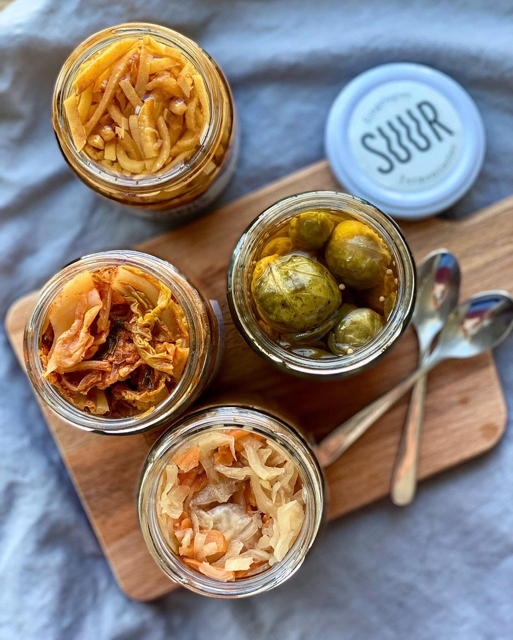 Quitten, Kimchi, Rosenkohl & Sauerkraut by SUUR